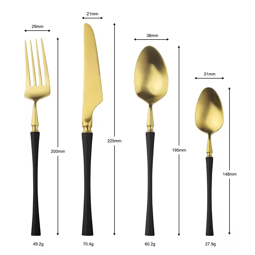 DONUO Hotel Restaurant Stainless Steel cutlery set JYDN-L-039