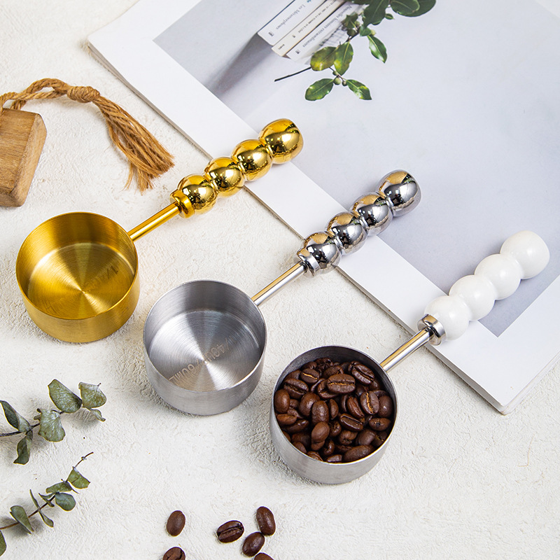 DINUO Luxury Stainless Steel Ceramic Handle Household Kitchen Baking Scale Measuring Cup JYDN-L-251