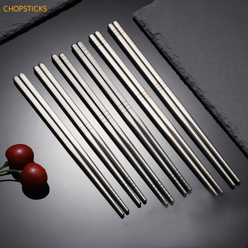 DINUO pure titanium chopsticks are super lightweight and portable camping tableware JYDN-L-155