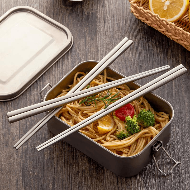 DINUO pure titanium chopsticks for picnic, portable chopsticks, insulated tableware JYDN-L-149